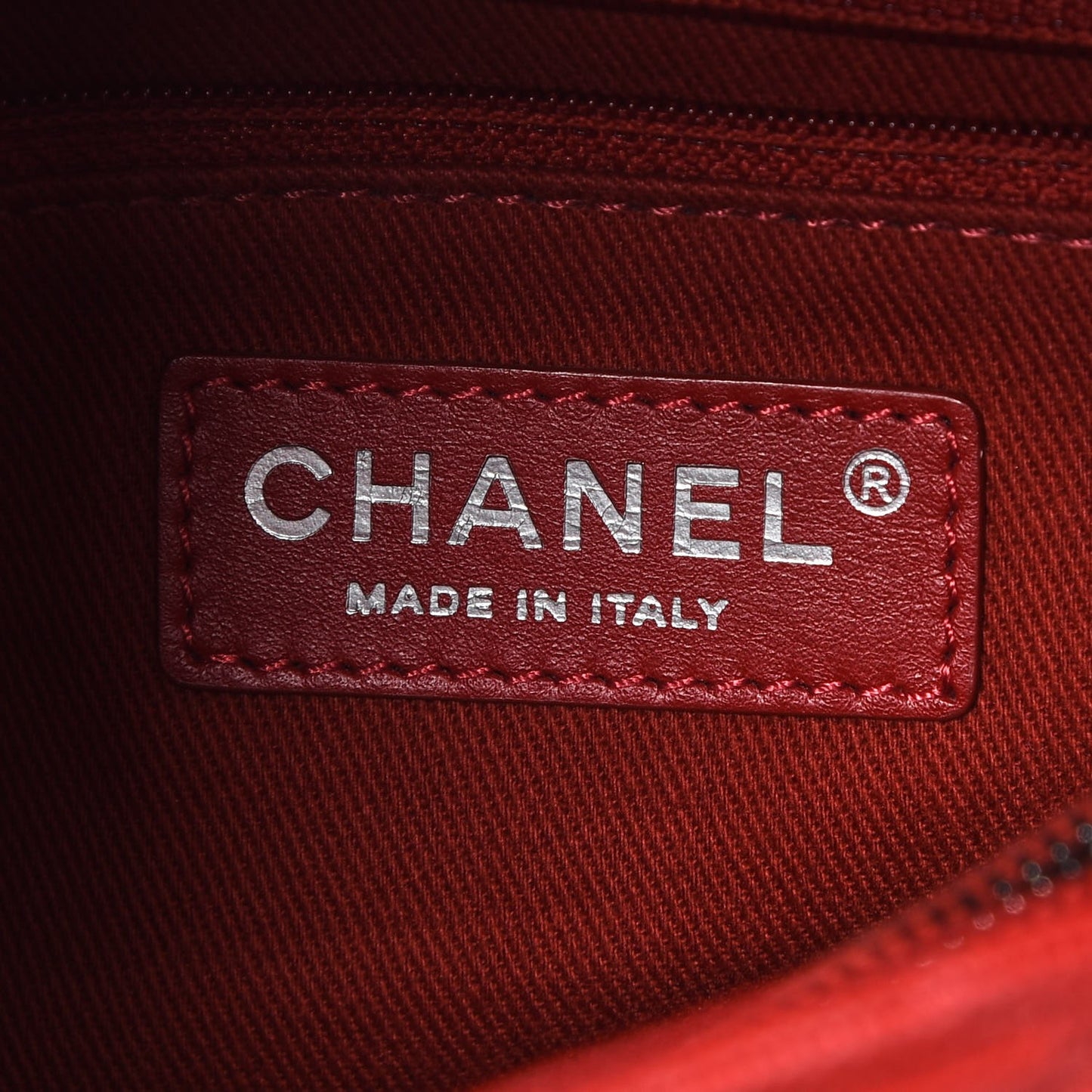 Caviar Quilted Small Coco Handle Flap Red