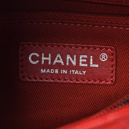 Chanel Caviar Quilted Small Coco Handle Flap Red 6 of 8