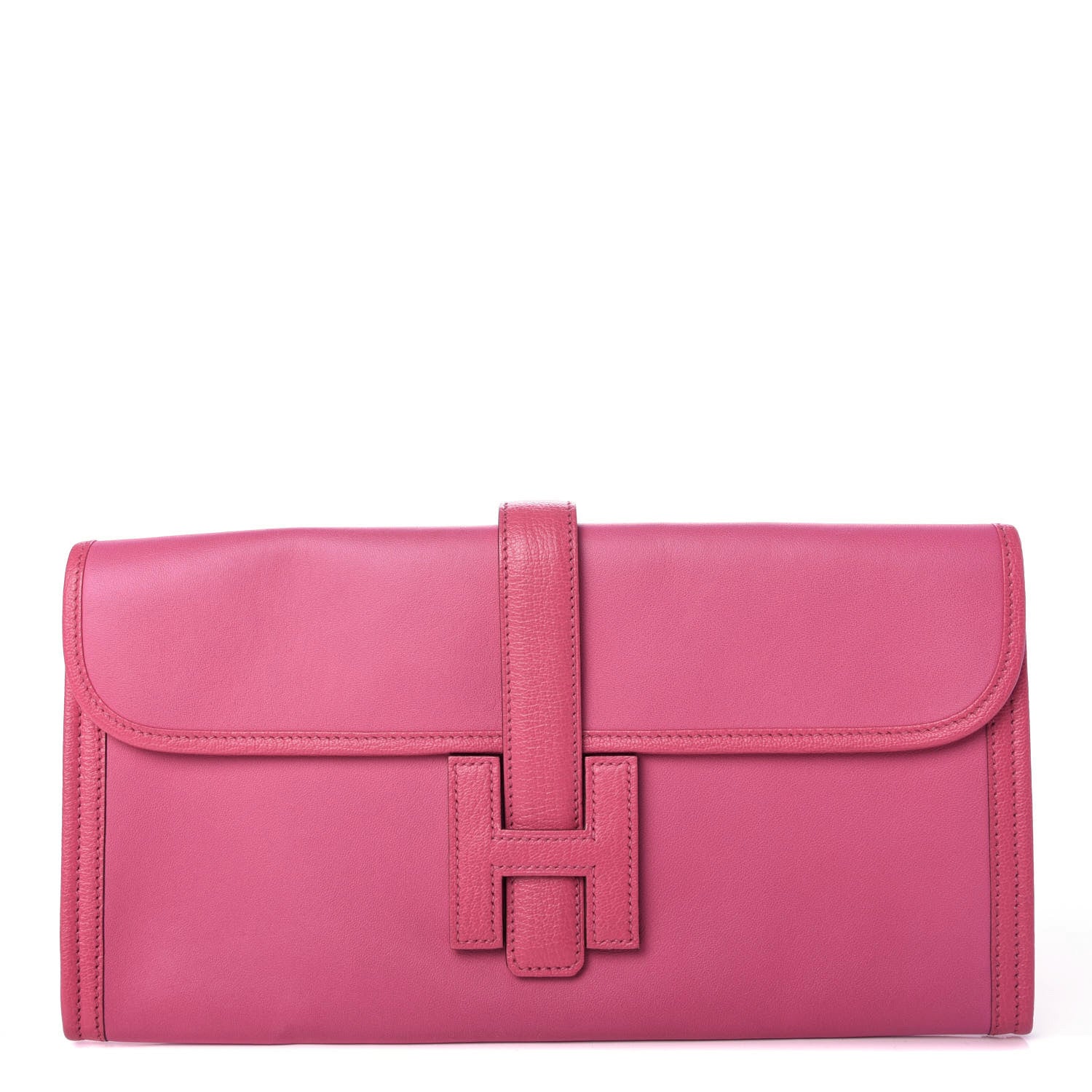 Hermes Swift Chevre Mysore Jige Elan 29 Clutch Fuchsia 1 of 6