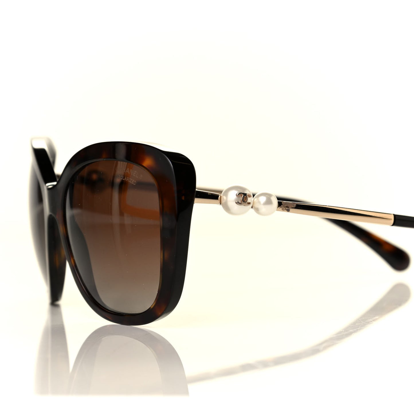 Cat Eye Pearl Sunglasses 5340-H Tortoise