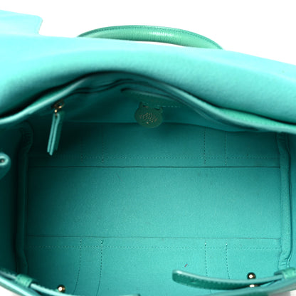 Mulberry Classic Grain Small Bayswater Satchel Aqua Green 5 of 10