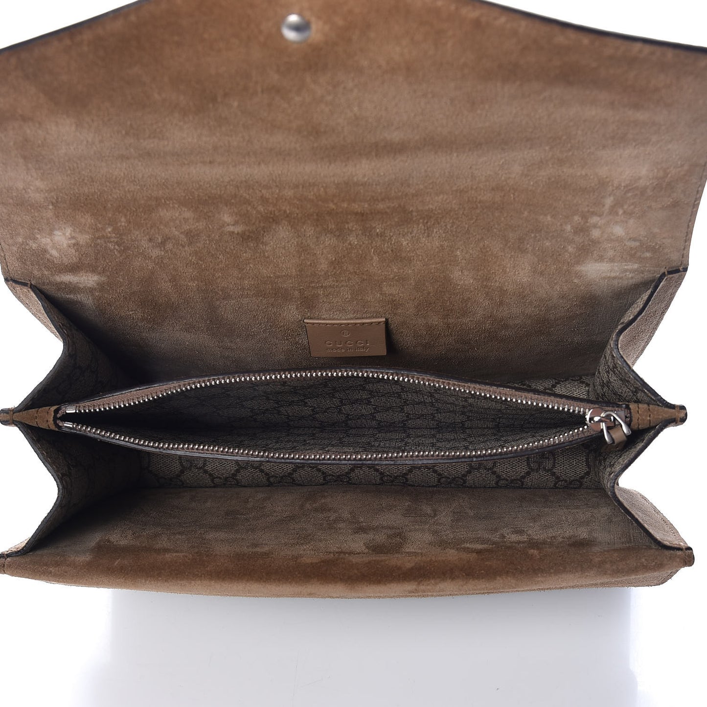 GG Supreme Monogram Small Dionysus Shoulder Bag Taupe