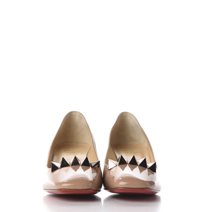 Christian Louboutin Patent Pyramidam 45 Pumps 40.5 Nude 3 of 9