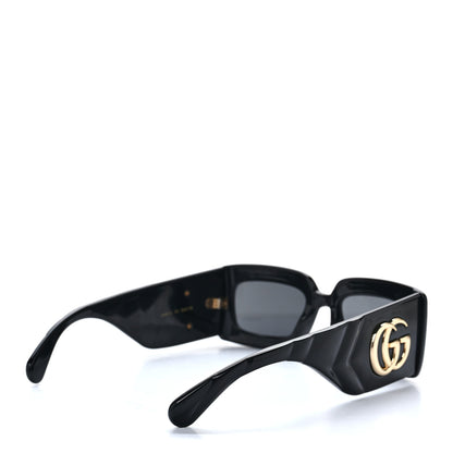 Gucci Acetate Rectangular Sunglasses GG0811S Black 4 of 8