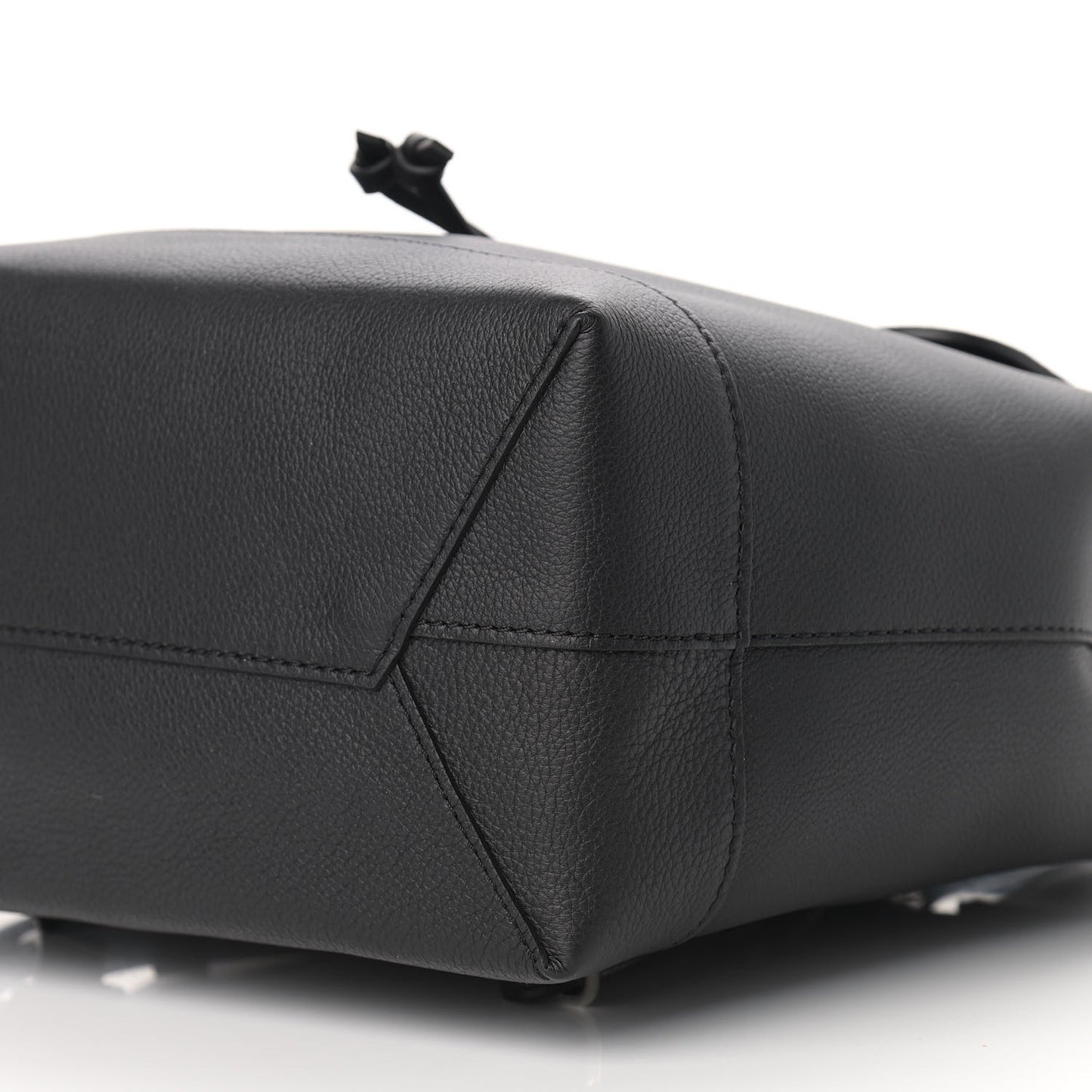 Calfskin Lockme Backpack Black