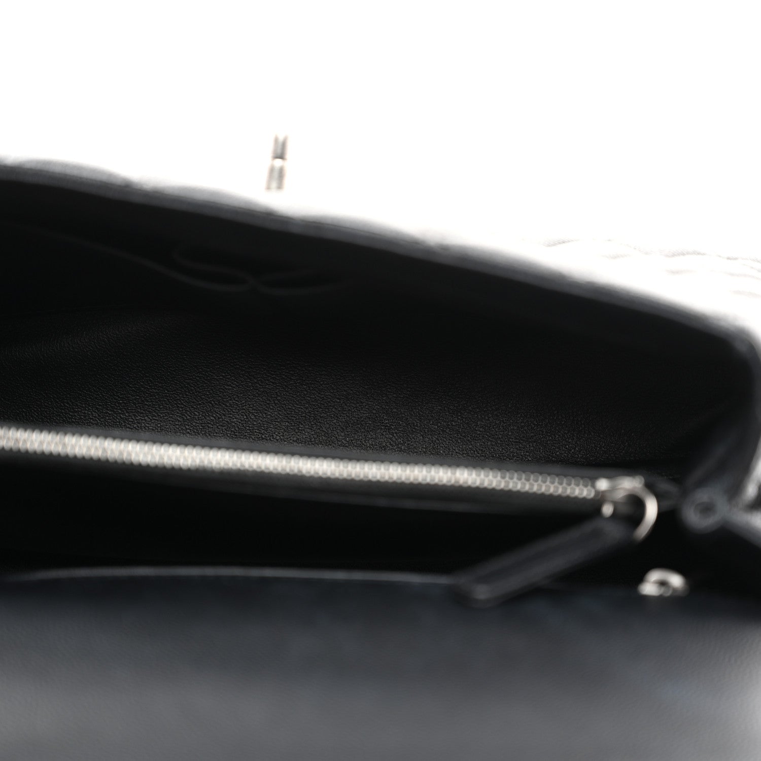 Chanel Caviar Lizard Embossed Quilted Small Coco Handle Flap Black 5 of 10