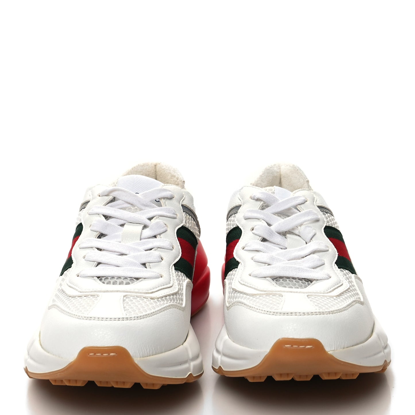 Lavaredo Eco Fabric Mesh Web Womens Rhyton Reflective Sneakers 36.5 Great White Green Red Silver