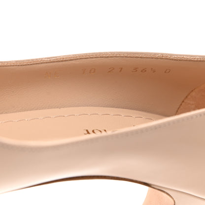 Christian Dior Soft Calfskin Dior Attract Pumps 36 .5 Nude 7 of 8