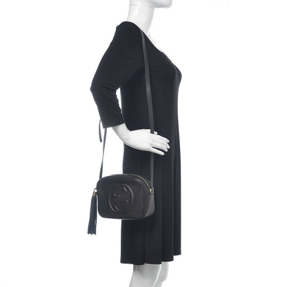 Gucci Pebbled Calfskin Small Soho Disco Bag Black 2 of 10