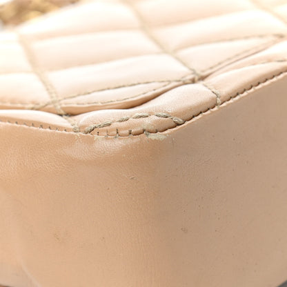 Chanel Calfskin Quilted Medium Wild Stitch Flap Beige 11 of 16