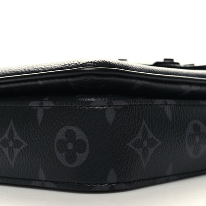 Louis Vuitton Taurillon Monogram S Lock Wearable Wallet Black 10 of 10