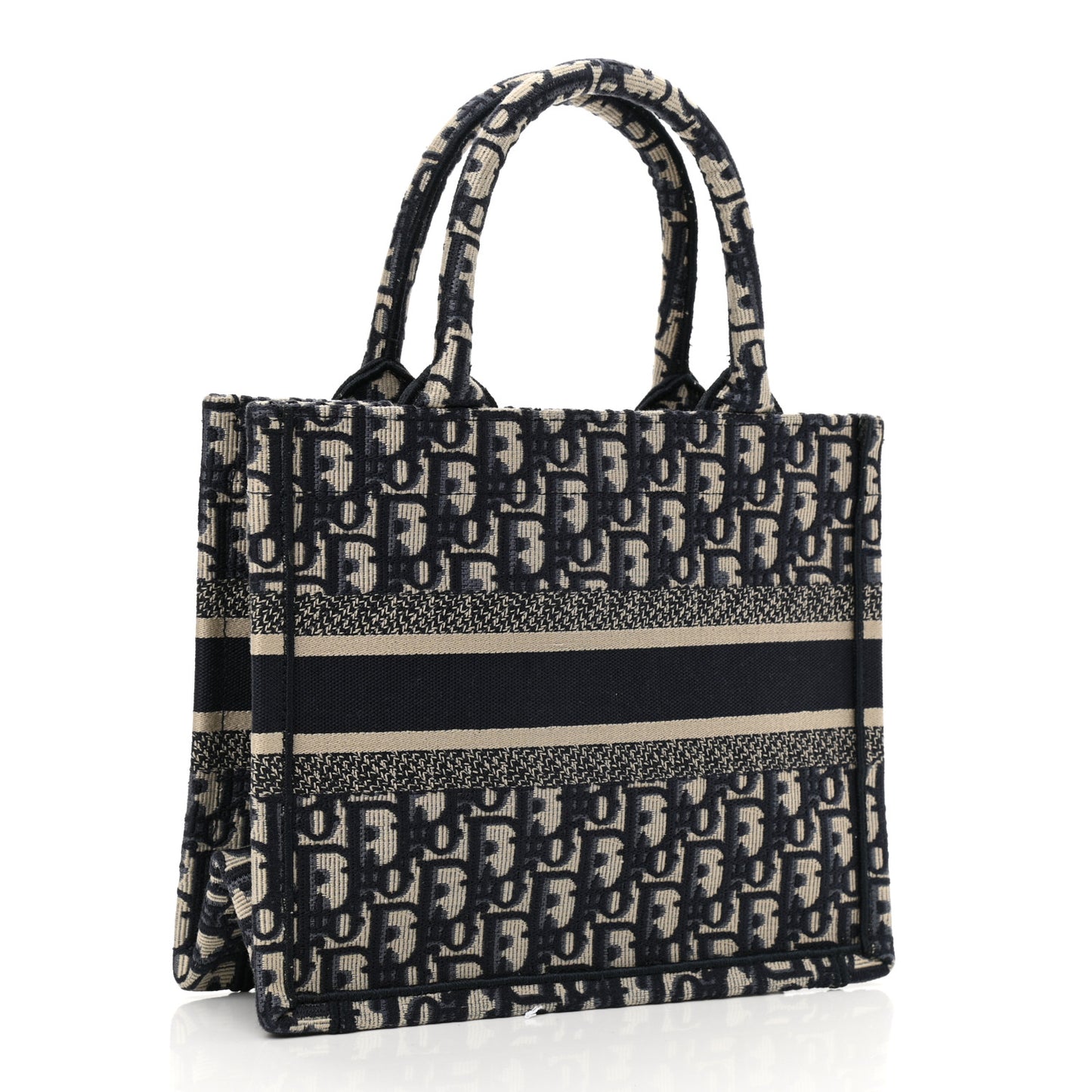 Oblique Small Book Tote Blue Multicolor