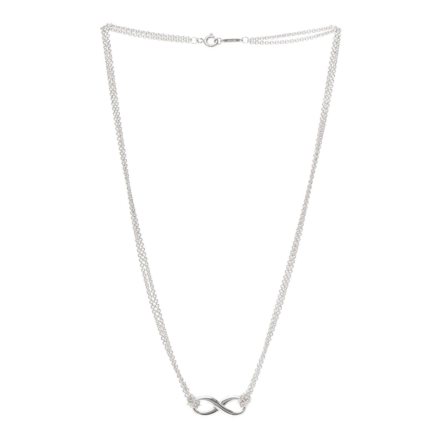 Sterling Silver Infinity Pendant Necklace