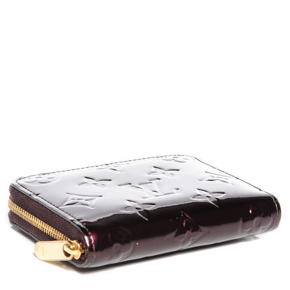 Louis Vuitton Vernis Zippy Coin Purse Wallet Amarante 4 of 7