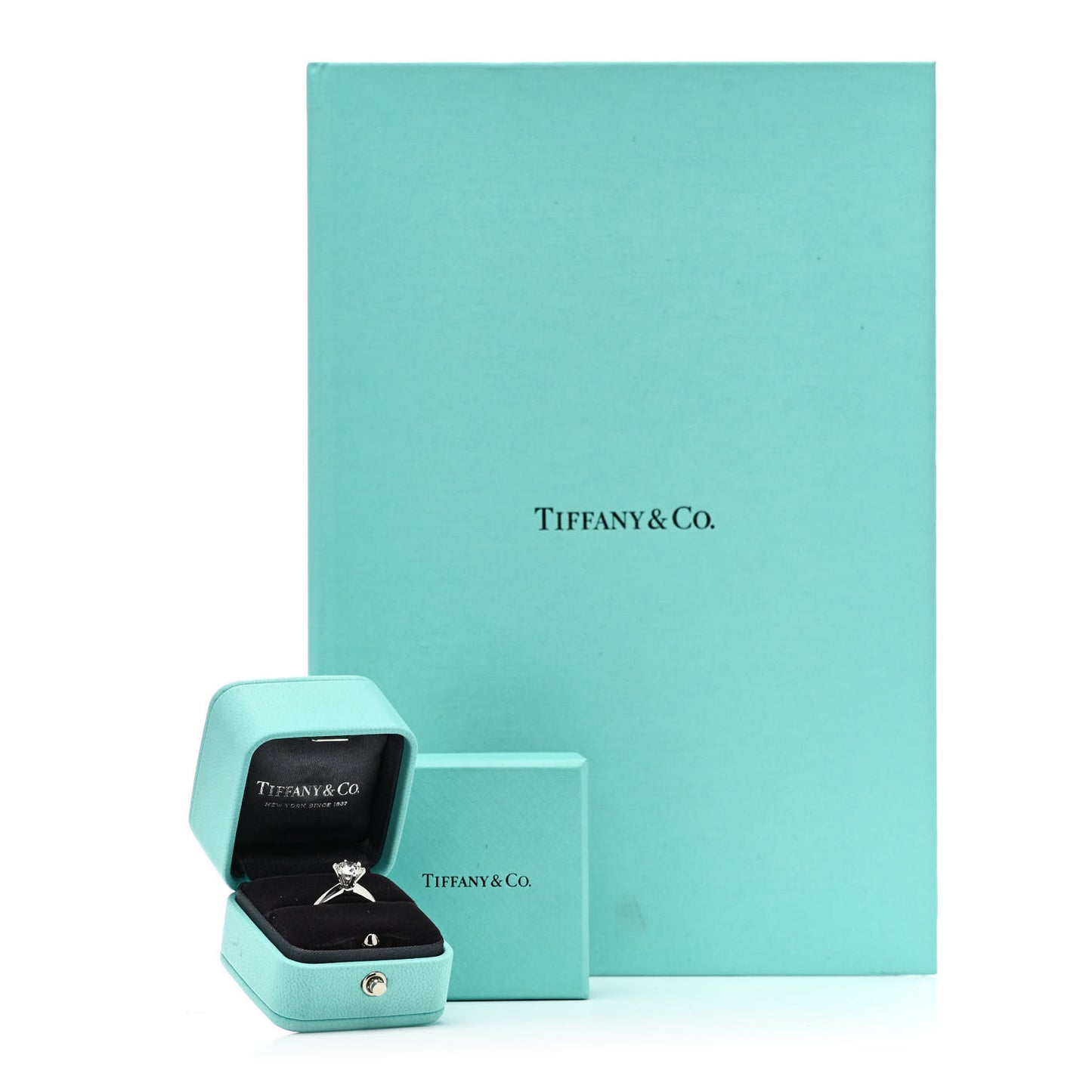 Platinum Diamond 1.26ct Solitaire Engagement Ring 49 4.75