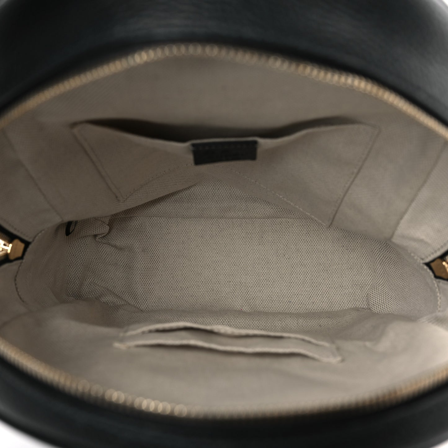 Pebbled Calfskin Soho Chain Backpack Black