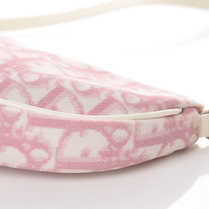 Christian Dior Monogram Mini Saddle Pochette Pink 9 of 9