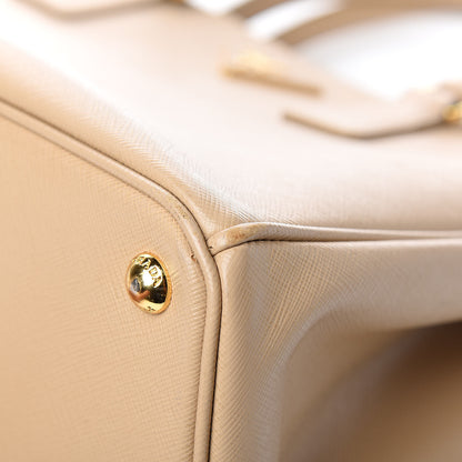 Prada Saffiano Medium Galleria Double Zip Tote Sabbia 14 of 20