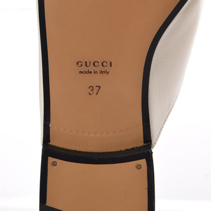 Gucci Malaga Kid Womens Princetown Slippers 37 Mystic White 6 of 9