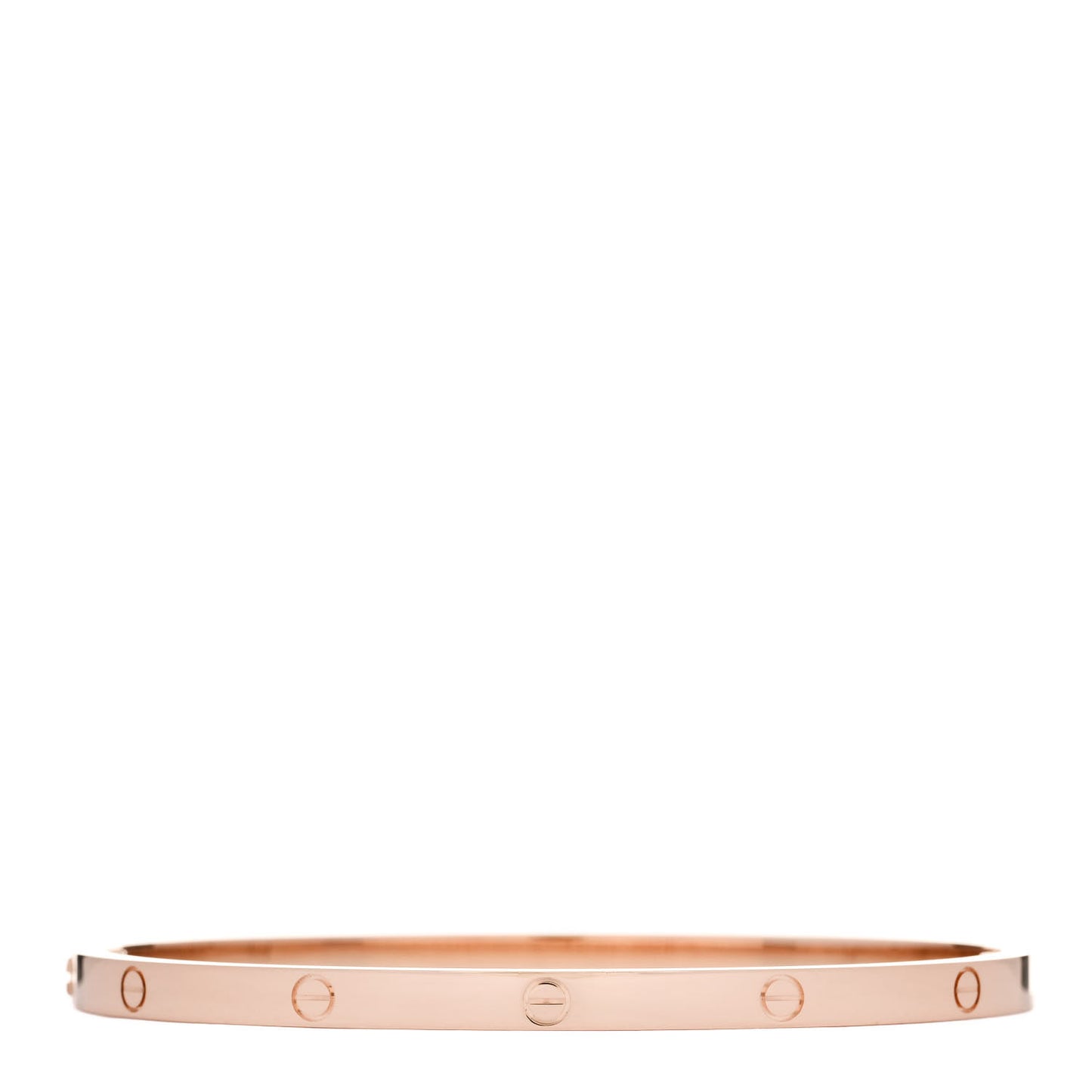 18K Pink Gold Small LOVE Bracelet 17
