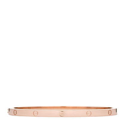 Cartier 18K Pink Gold Small LOVE Bracelet 17 2 of 8