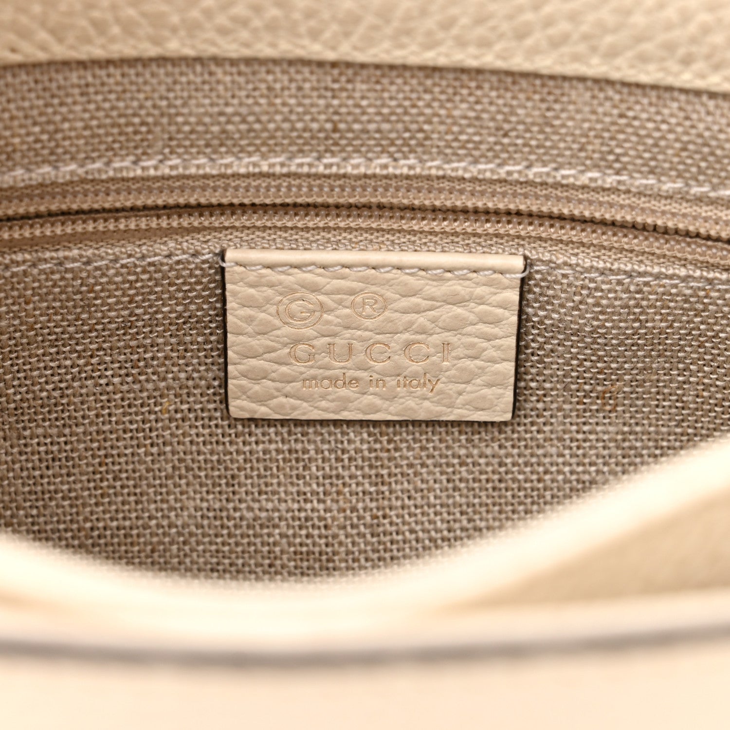 Gucci Dollar Calfskin Interlocking G Crossbody Bag Mystic White 6 of 10