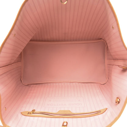 Louis Vuitton Damier Azur Neo Neverfull GM Rose Ballerine 5 of 11