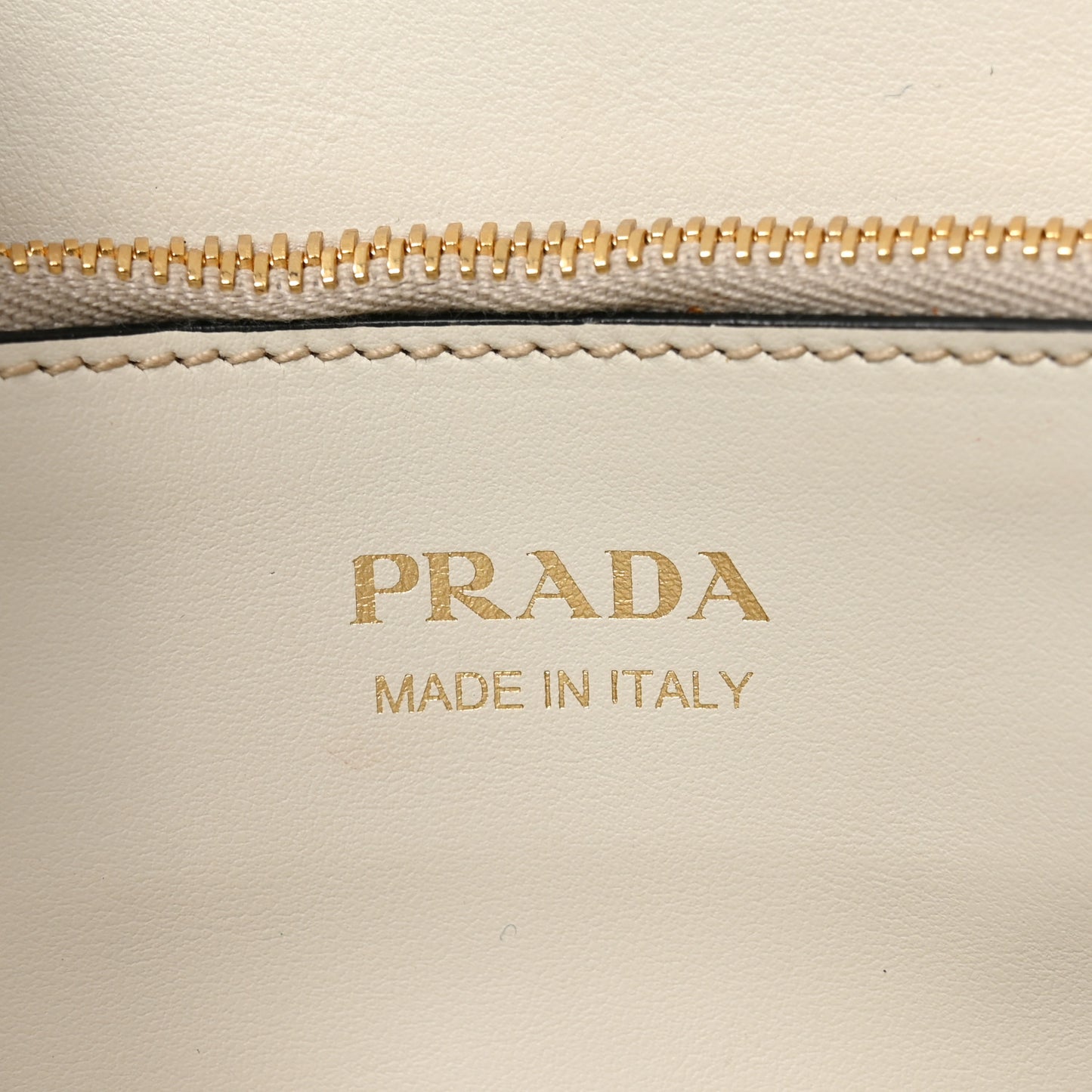 Saffiano Cuir Calfskin Medium Monochrome Top Handle Tote White