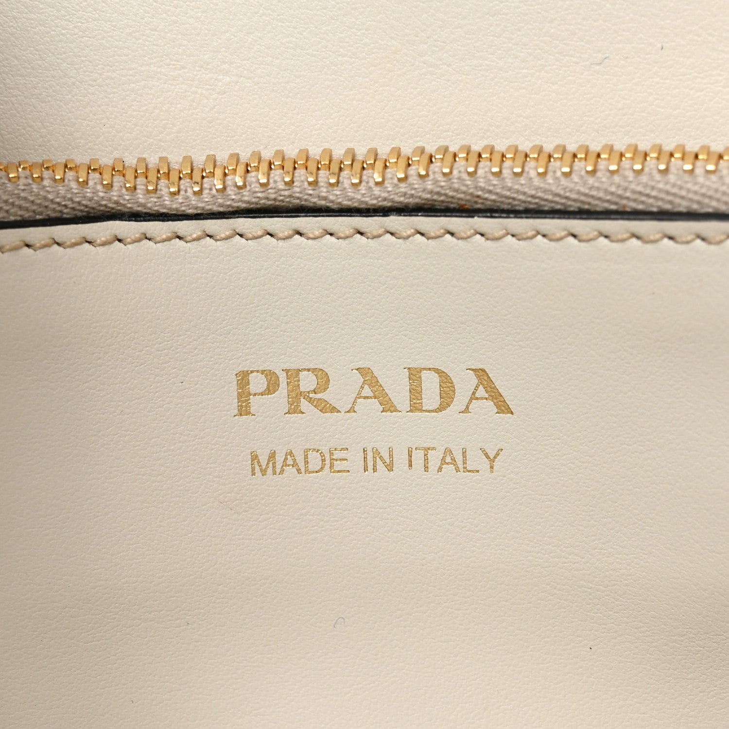 Prada Saffiano Cuir Calfskin Medium Monochrome Top Handle Tote White 6 of 9
