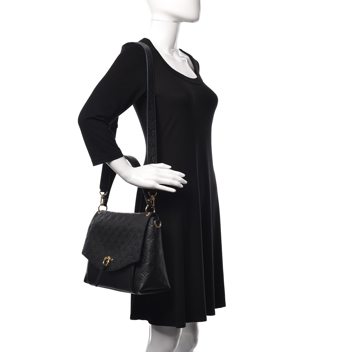 Louis Vuitton Empreinte Blanche MM Black 2 of 8