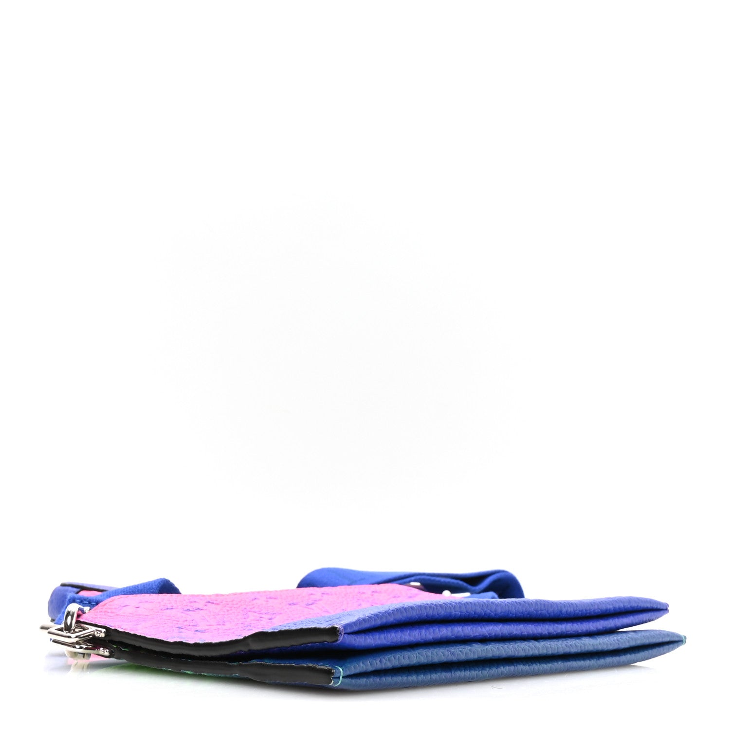 Louis Vuitton Taurillon Illusion Trio Pouch Bleu Rose 3 of 8