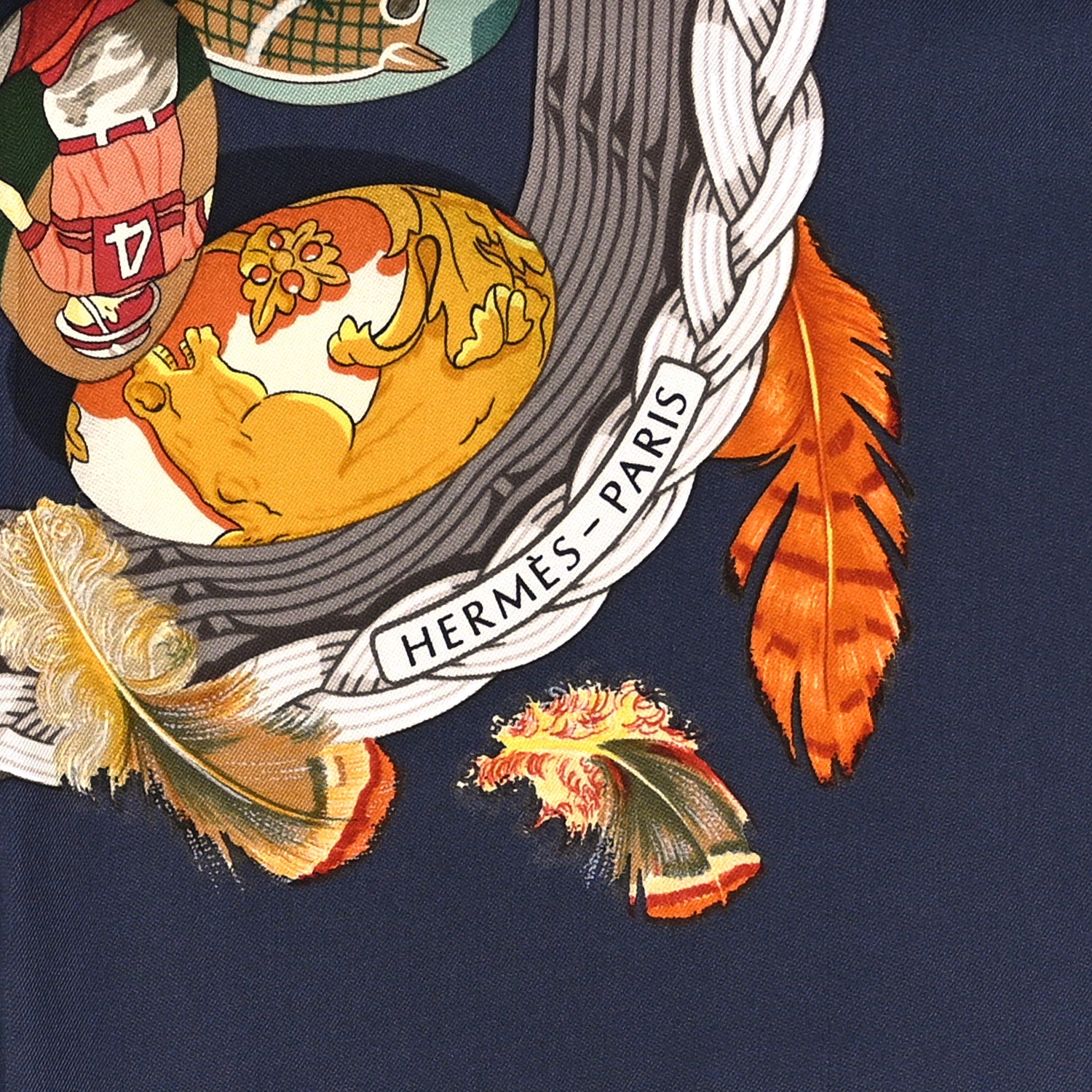Hermes Silk Couvee d'Hermes Scarf 90 Multicolor 3 of 3