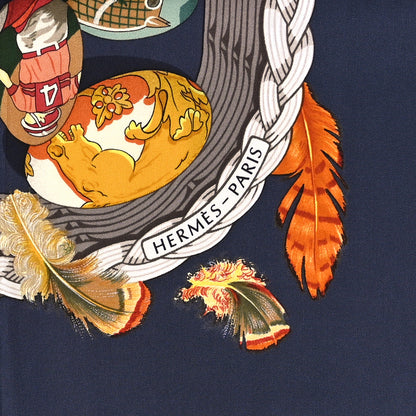 Hermes Silk Couvee d'Hermes Scarf 90 Multicolor 3 of 3