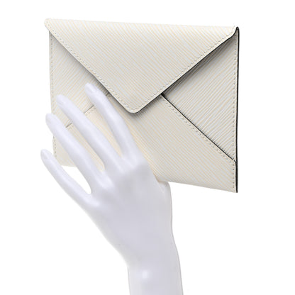 Louis Vuitton Epi Invitation Envelope Clutch White 2 of 5