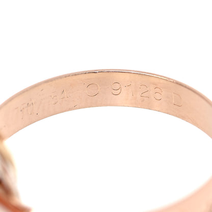 Cartier 18K Pink Yellow White Gold Classic Les Must De Cartier Trinity Ring 54 7 5 of 5