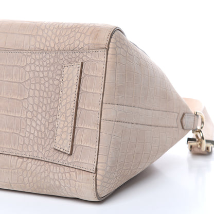 Givenchy Nubuck Crocodile Embossed Medium Antigona Beige 9 of 18