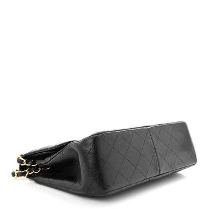 Chanel Caviar Quilted Jumbo Double Flap Black 4 of 14