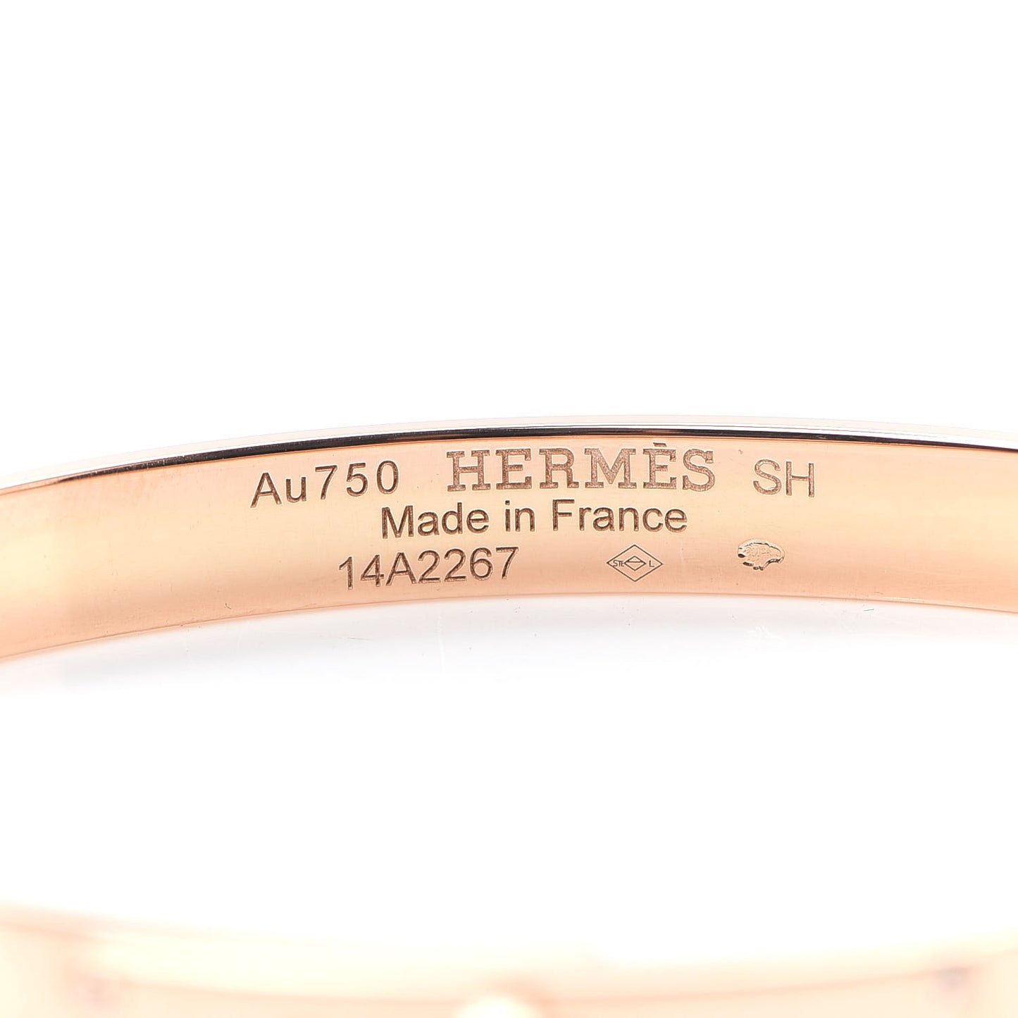 18K Rose Gold Diamond PM Kelly Bracelet SH