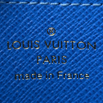 Louis Vuitton Damier Ebene 2019 Christmas Animation Zippy Coin Purse Blue 6 of 12