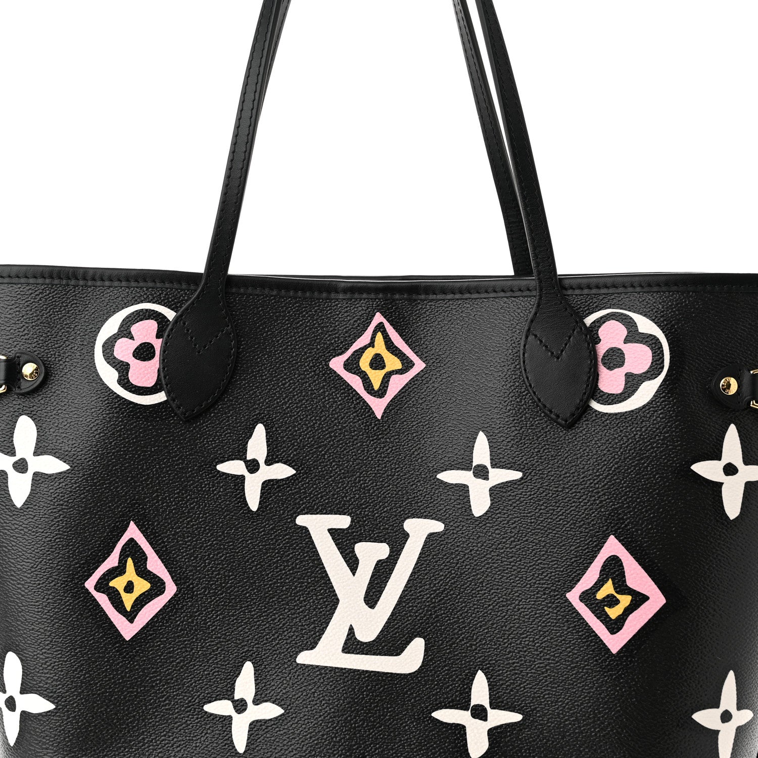 Louis Vuitton Monogram Giant Wild At Heart Neverfull MM Black 8 of 10
