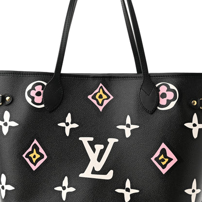 Louis Vuitton Monogram Giant Wild At Heart Neverfull MM Black 8 of 10
