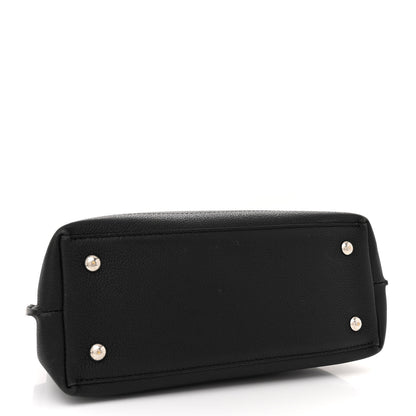 Louis Vuitton Calfskin Lockme Ever BB Black 4 of 18