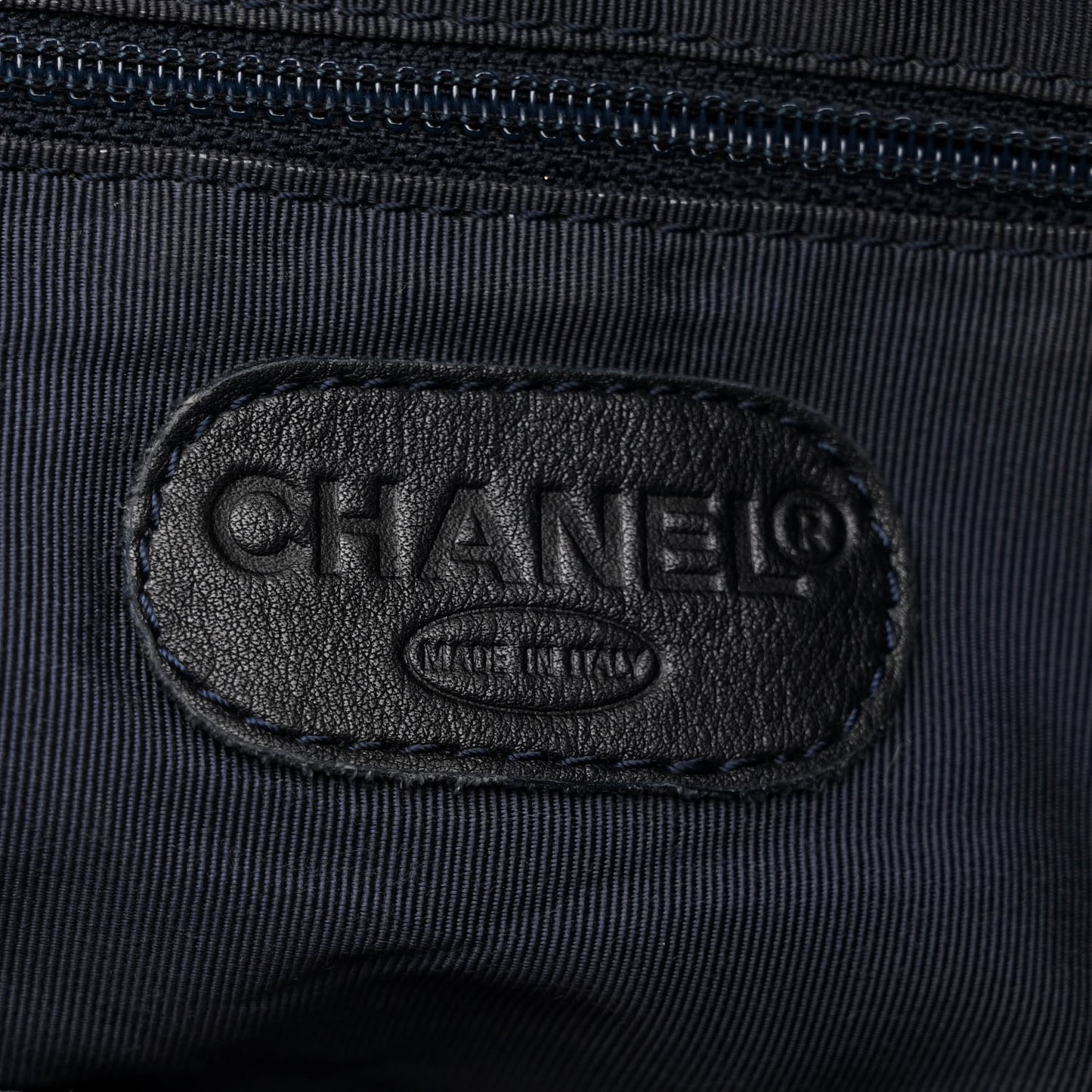 Denim CC Tote Bag Blue Brown