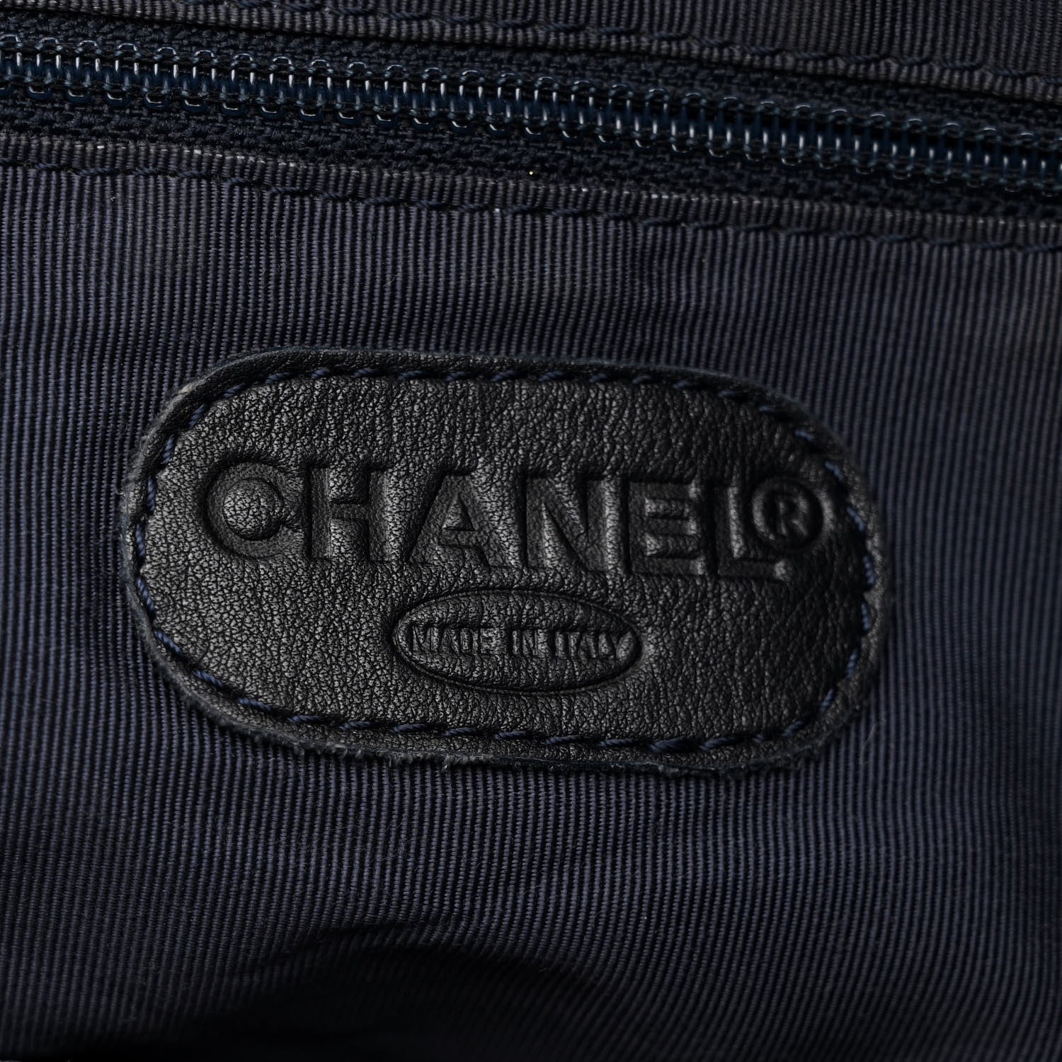 Chanel Denim CC Tote Bag Blue Brown 6 of 11