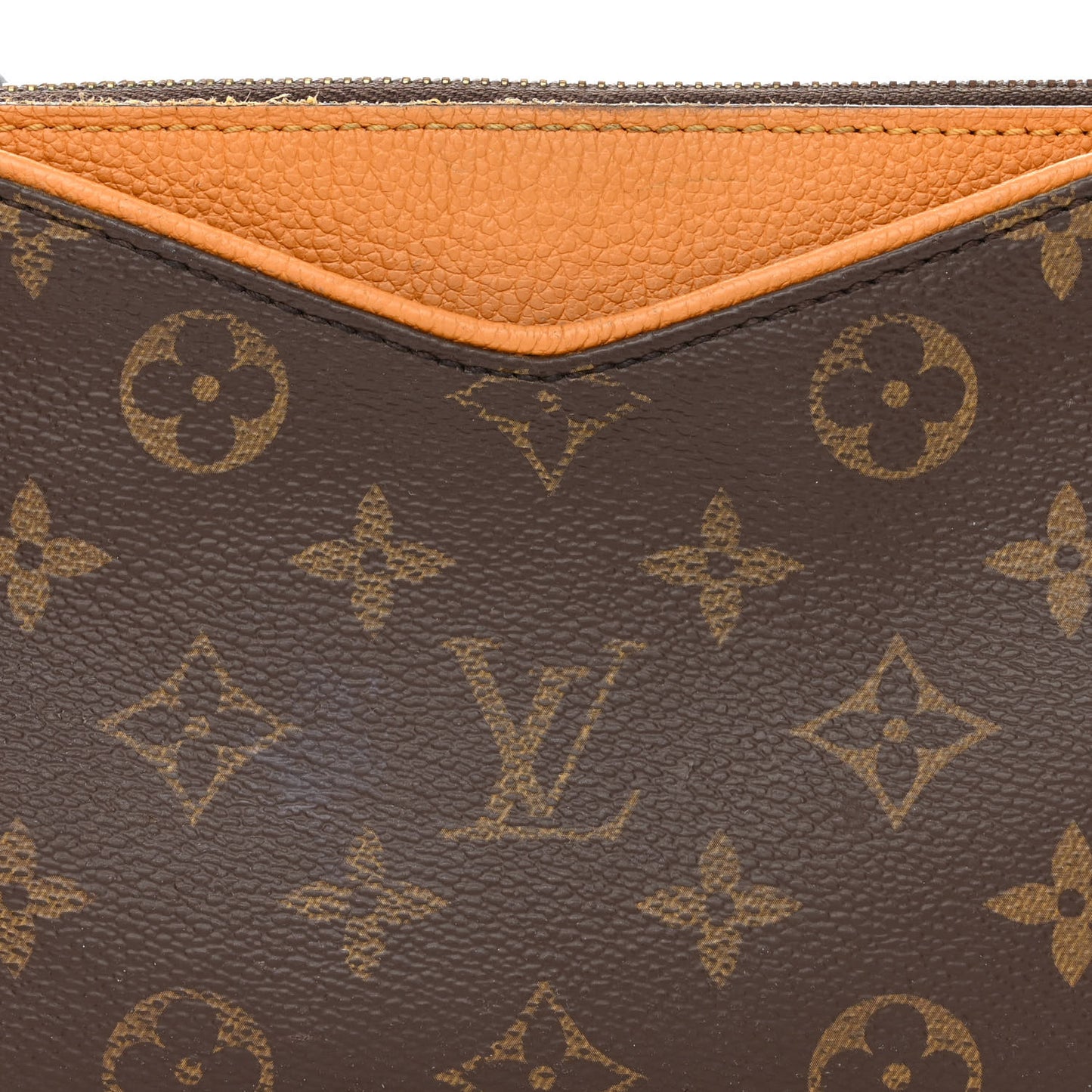 Monogram Pallas Clutch Saffron