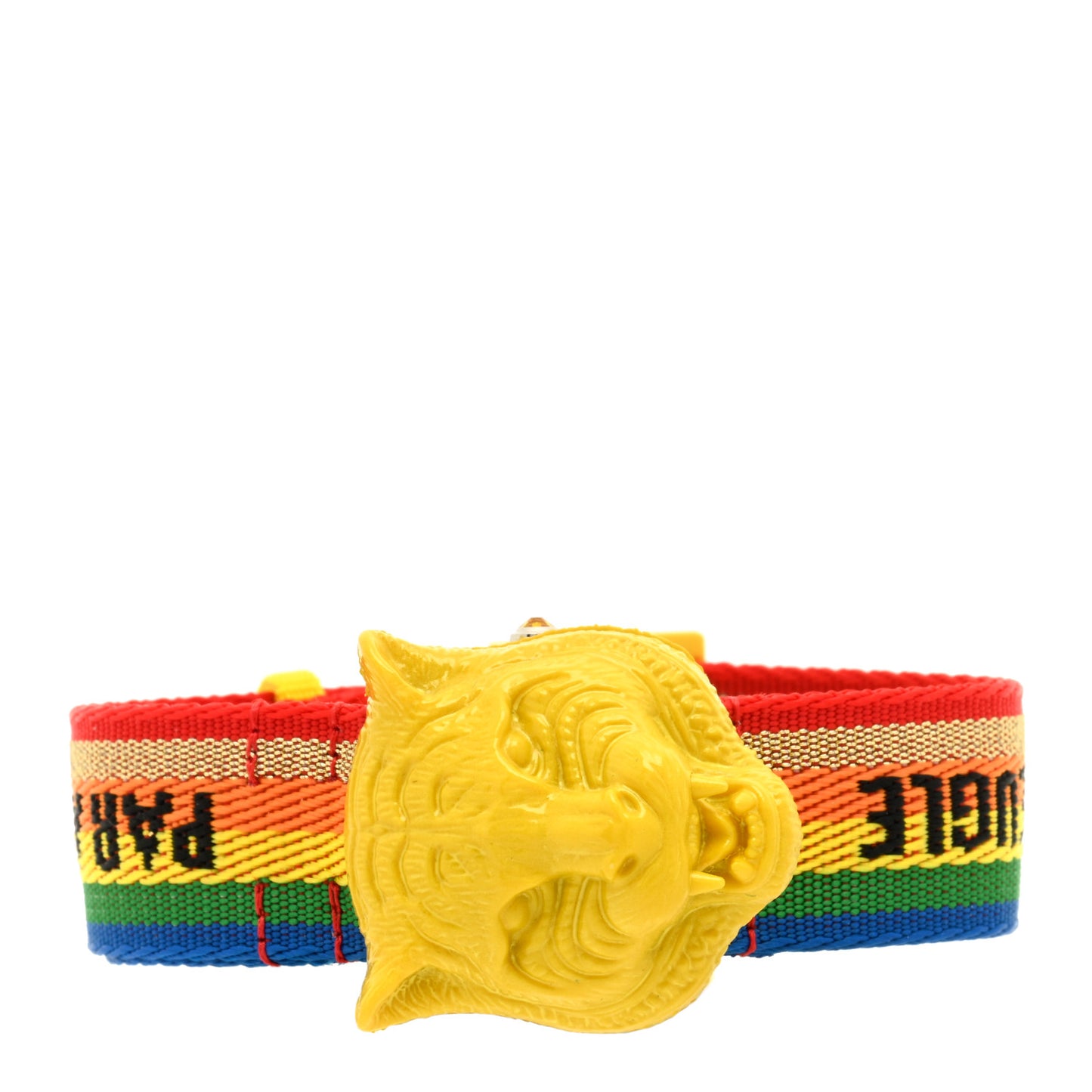 Stainless Steel Nylon 32mm Le Marche Des Merveilles Tiger Quartz Watch Yellow