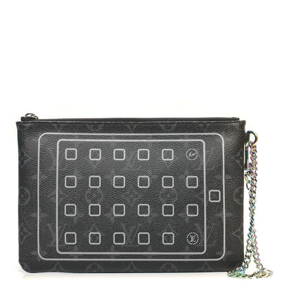 Louis Vuitton Monogram Eclipse Fragment Design iPad Pouch 1 of 9