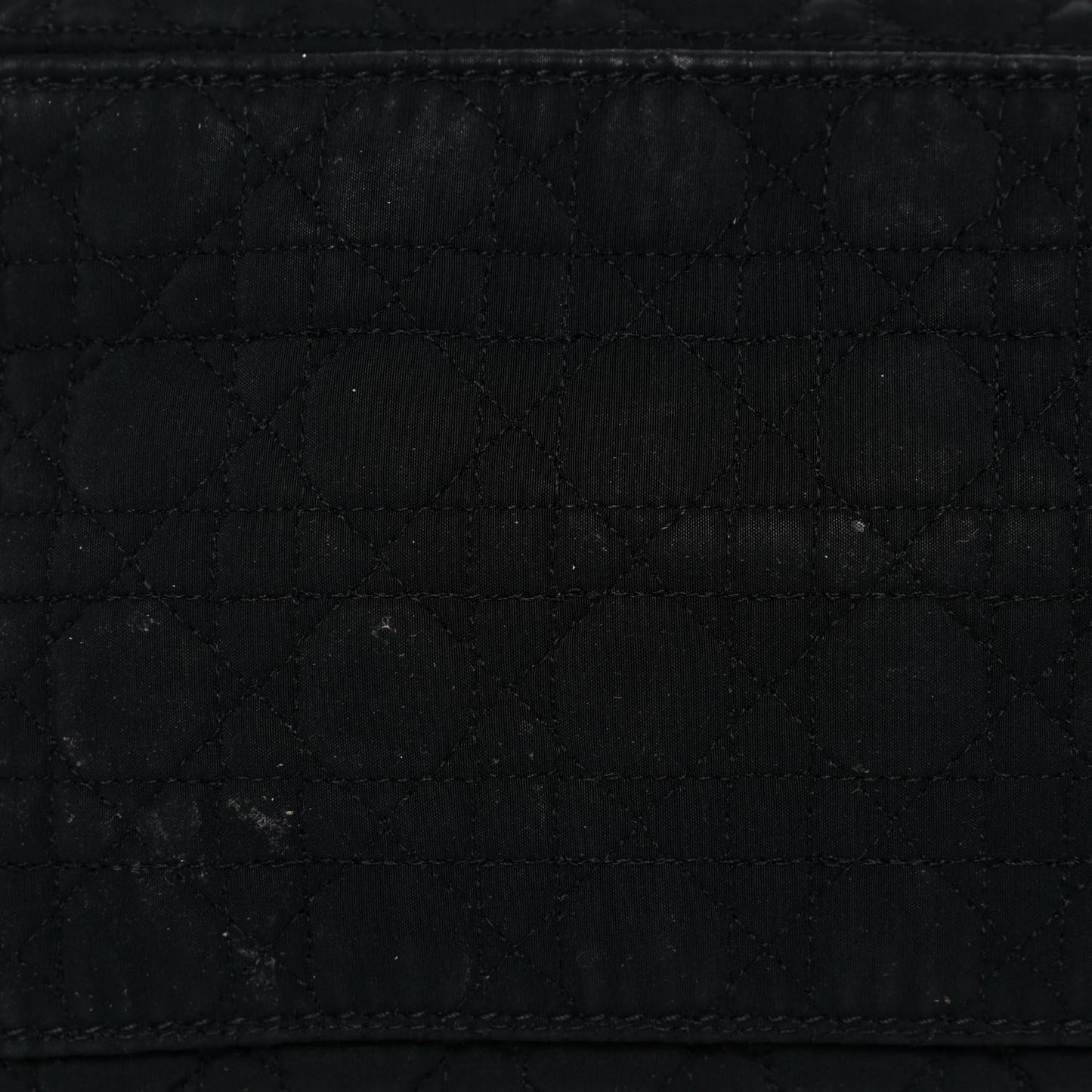 Nylon Cannage Medium Lady Dior Black