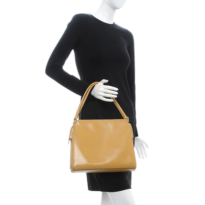 Prada Vitello Chic Shoulder Bag Miele 2 of 9
