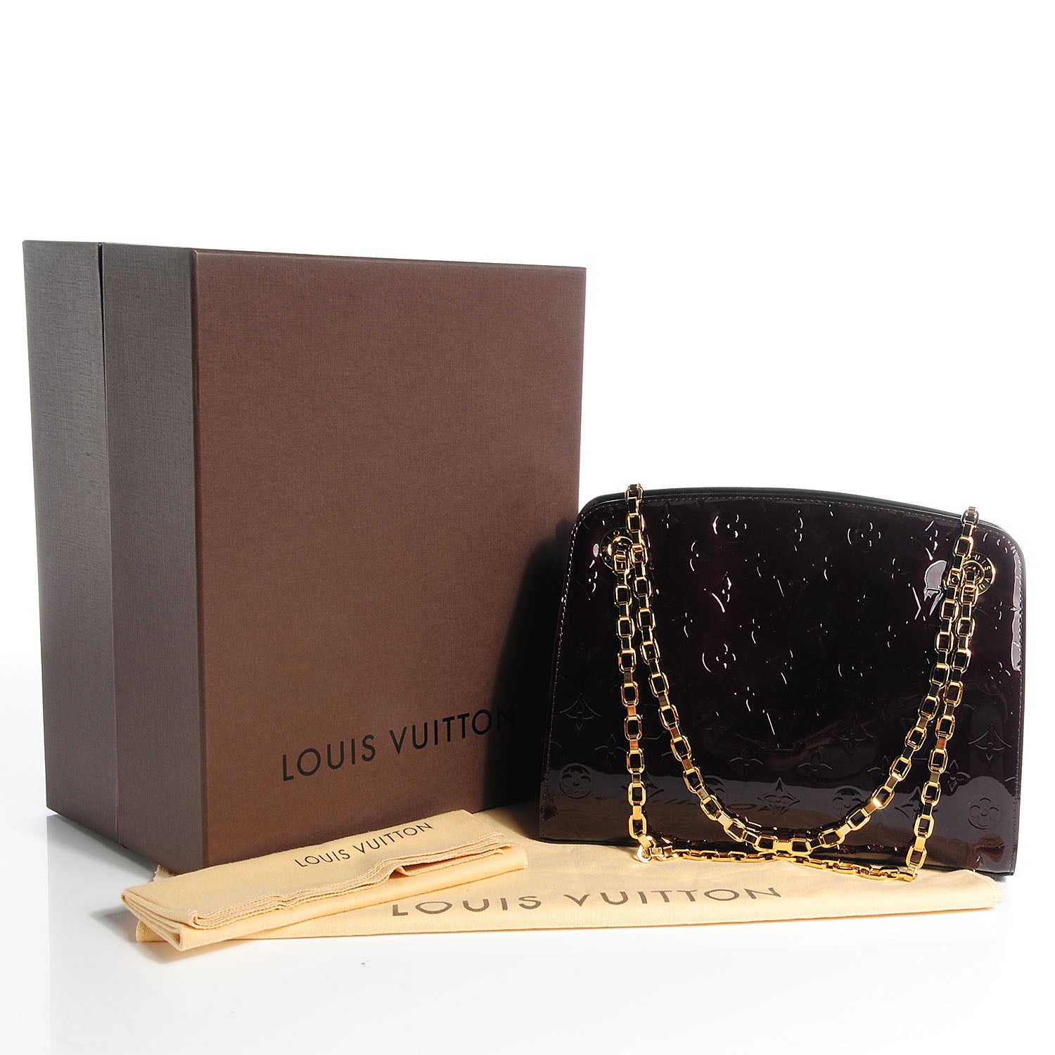 Louis Vuitton Vernis Virginia MM Amarante 5 of 8